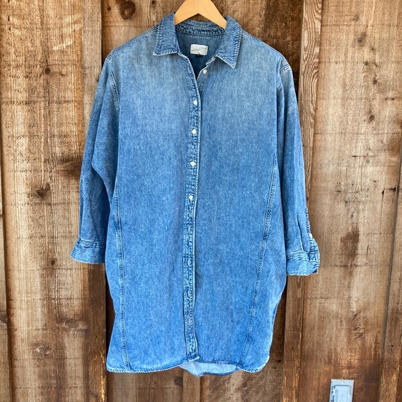 Universal Thread Blue Denim Mini Dress - Picture 2 of 10